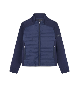 Hackett London Giacca ibrida leggera blu scuro