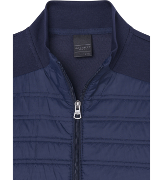 Hackett London Giacca ibrida leggera blu scuro