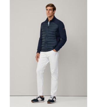 Hackett London Casaco Hybrid Quilt Fz azul