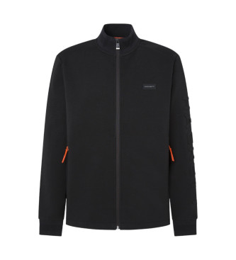 Hackett London Jacke mit Logoprgung schwarz