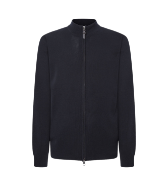 Hackett London Chaqueta Milano Fzip marino