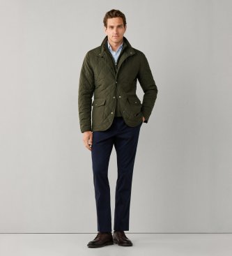 Hackett London Grøn Paddock-jakke