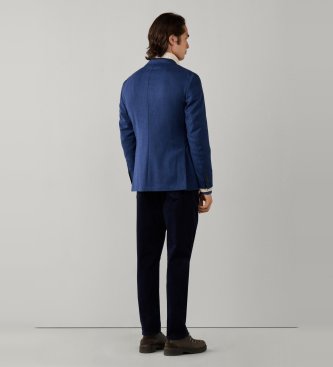 Hackett London Chaqueta Performance Flannel azul