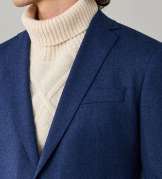 Hackett London Chaqueta Performance Flannel azul
