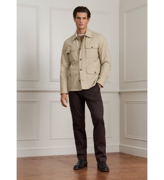 Hackett London Casaco Sr Cotton bege