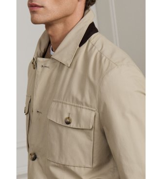 Hackett London Casaco Sr Cotton bege