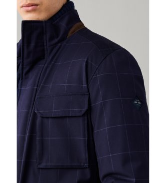Hackett London Casaco Tailored Wpane Velo marinho