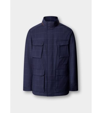 Hackett London Casaco Tailored Wpane Velo marinho