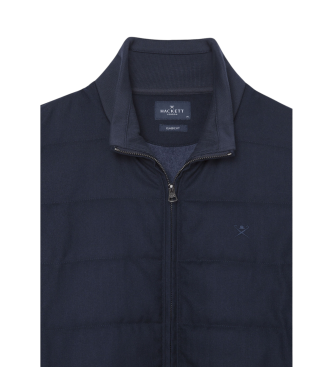 Hackett London Vvd quiltad jacka Fz navy