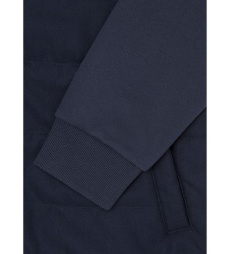 Hackett London Vvd quiltad jacka Fz navy