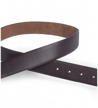 Hackett London Bruine omkeerbare leren riem