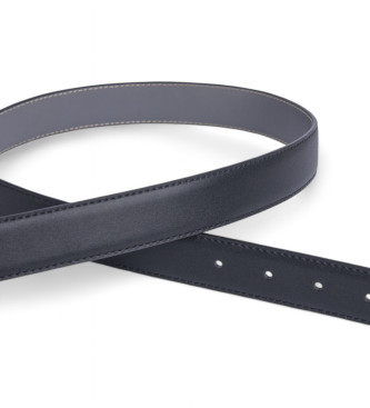 Hackett London Ceinture rversible en cuir Stitch Edge noir