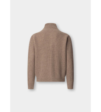Hackett London Honingraat vest beige