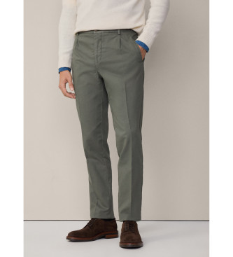 Hackett London Pantalon vert Doeskin