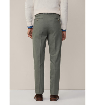 Hackett London Pantalon vert Doeskin