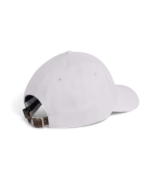 Hackett London Cappellino BRND tono su tono bianco