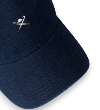 Hackett London Cappello Washed Brolly blu navy