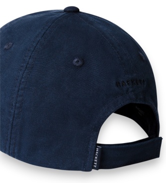 Hackett London Cappello Washed Brolly blu navy