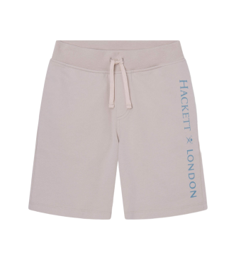 Hackett London Logo beige Shorts