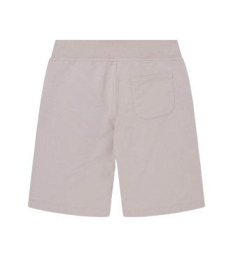 Hackett London Pantaloncini beige con logo