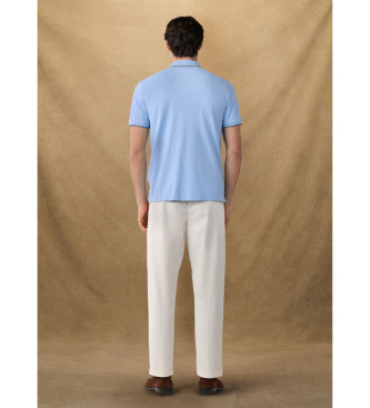 Hackett London Heritage Tipped polo shirt blue