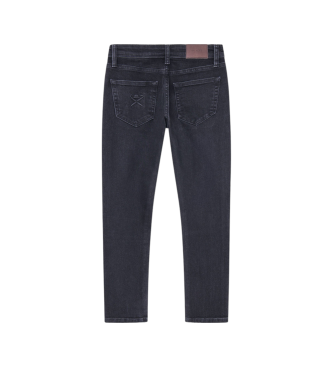 Hackett London Jean slim noir noir