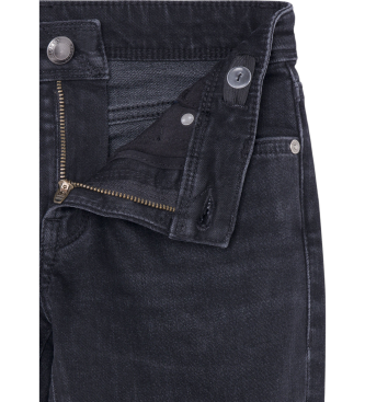 Hackett London Svart Slim Fit Jeans svart