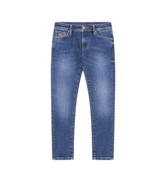 Hackett London Dark Vintage Slim Fit Jeans blue