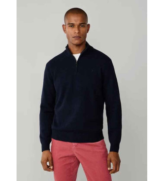 Hackett London Jersey de Lana Hzip marino