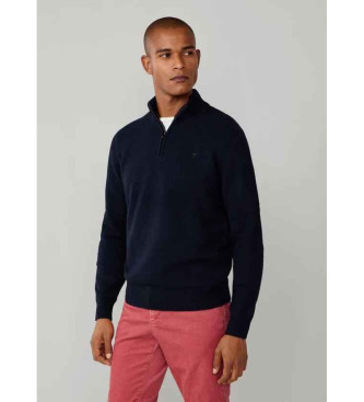Hackett London Jersey de Lana Hzip marino