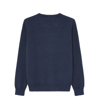 Hackett London Granatowy sweter Harry