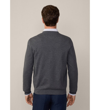 Hackett London Heritage Harry Sweater grey