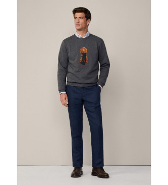 Hackett London Heritage Harry Trui grijs