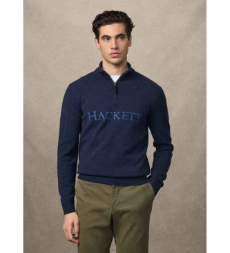 Hackett London Jersey Heritage No. 1 Blu Navy