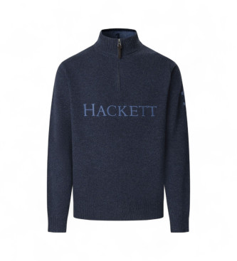 Hackett London Jersey Heritage No. 1 Blu Navy