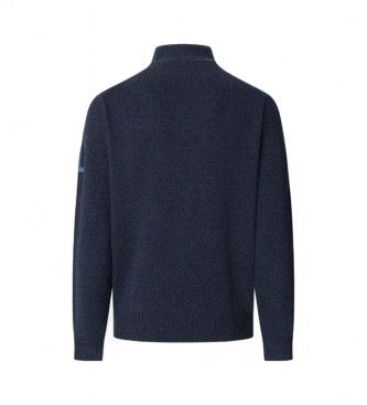 Hackett London Jersey Heritage No. 1 Blu Navy