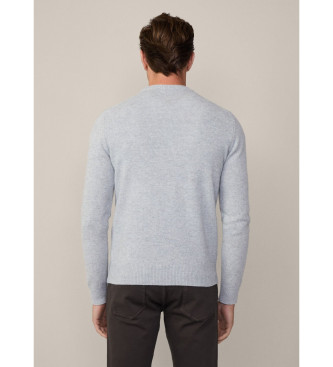 Hackett London Jersey Liso gris