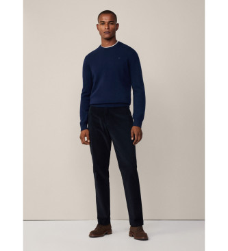 Hackett London Plain navy jumper