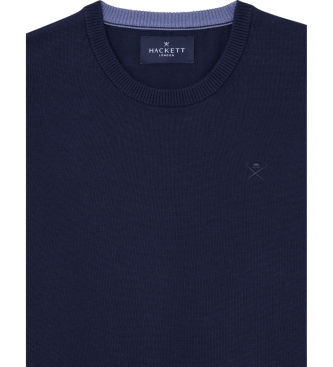 Hackett London Pullover Logo Plat marine