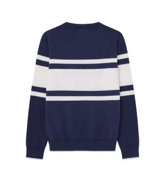 Hackett London London navy jumper