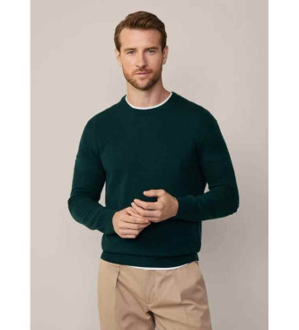 Hackett London Merino Cash Mix grn trje