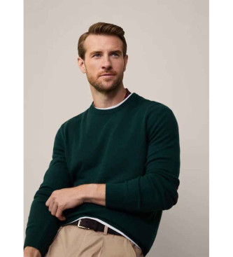 Hackett London Merino Cash Mix grner Pullover