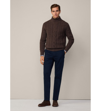 Hackett London Brun Roll Pullover