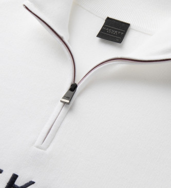 Hackett London Jersey Ski Knitted Hzip white
