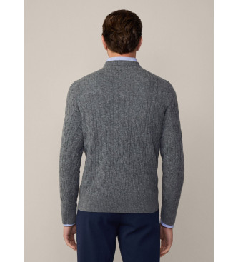 Hackett London Jersey Trenzado gris