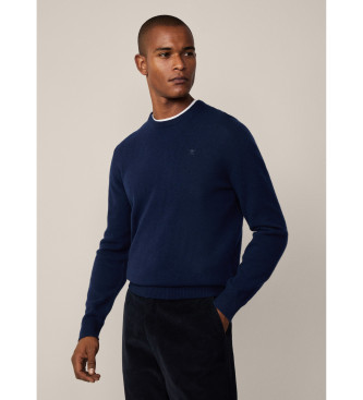 Hackett London Navy knitted jumper