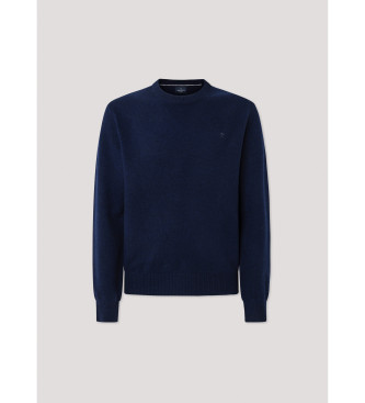 Hackett London Navy knitted jumper