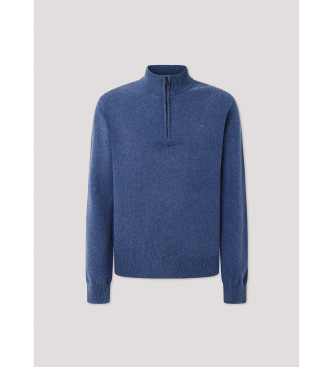 Hackett London Blue wool jumper