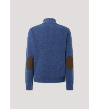 Hackett London Blue wool jumper