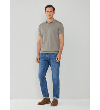 Hackett London Jeans Light Selvage blau